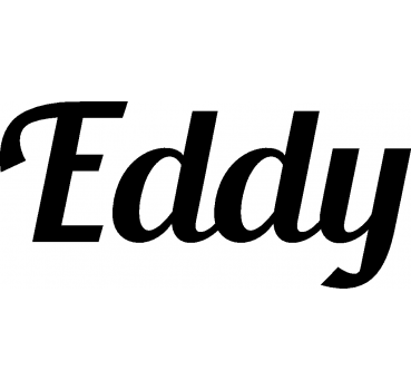Eddy - Schriftzug aus Buchenholz