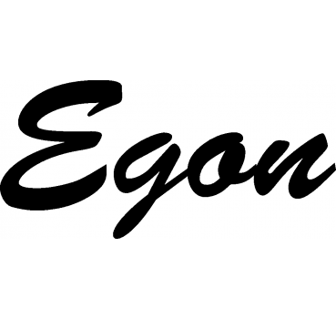 Egon - Schriftzug aus Buchenholz
