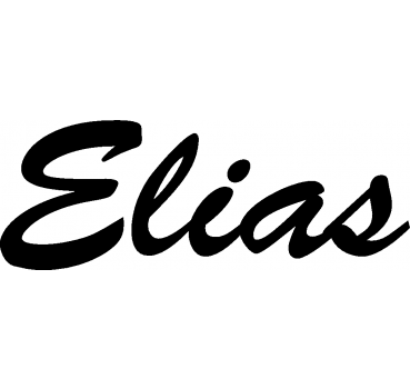 Elias - Schriftzug aus Buchenholz