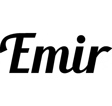 Emir - Schriftzug aus Buchenholz