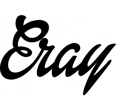Eray - Schriftzug aus Buchenholz