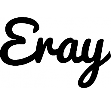 Eray - Schriftzug aus Buchenholz