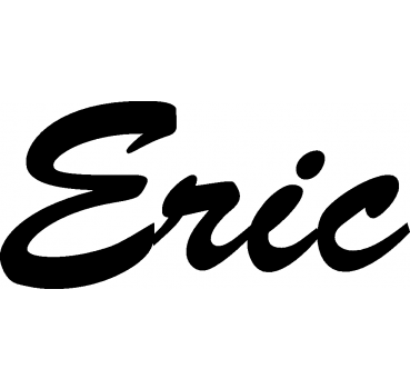 Eric - Schriftzug aus Buchenholz