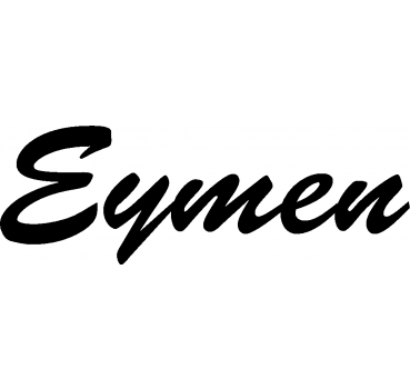 Eymen - Schriftzug aus Buchenholz