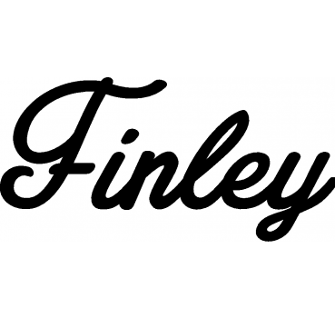 Finley - Schriftzug aus Buchenholz