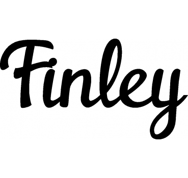 Finley - Schriftzug aus Buchenholz