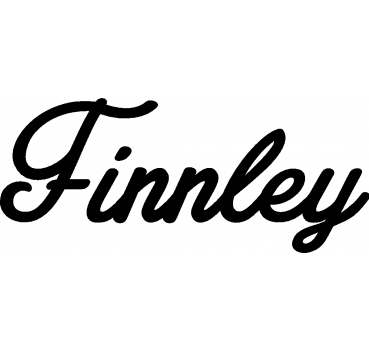 Finnley - Schriftzug aus Buchenholz