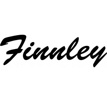 Finnley - Schriftzug aus Buchenholz