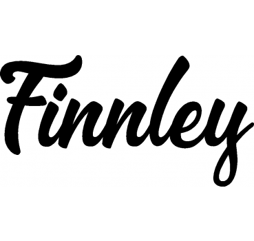 Finnley - Schriftzug aus Buchenholz