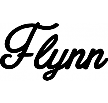 Flynn - Schriftzug aus Buchenholz