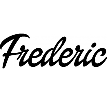 Frederic - Schriftzug aus Buchenholz