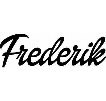Frederik - Schriftzug aus Buchenholz