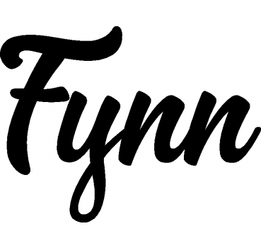 Fynn - Schriftzug aus Buchenholz