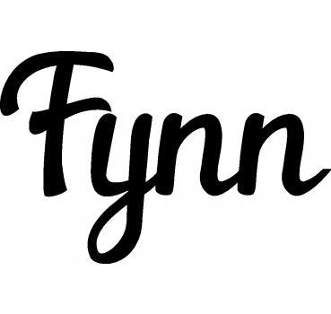 Fynn - Schriftzug aus Buchenholz