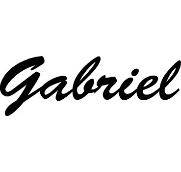 Gabriel - Schriftzug aus Buchenholz