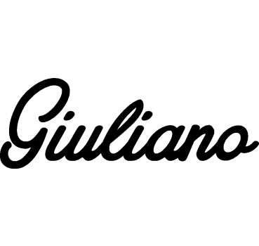 Giuliano - Schriftzug aus Buchenholz