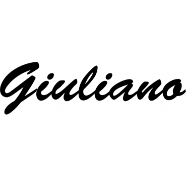 Giuliano - Schriftzug aus Buchenholz