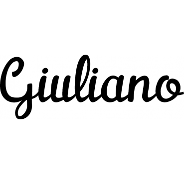 Giuliano - Schriftzug aus Buchenholz