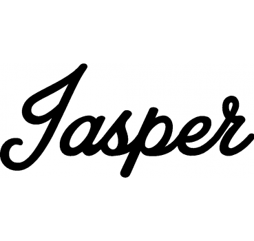 Jasper - Schriftzug aus Buchenholz
