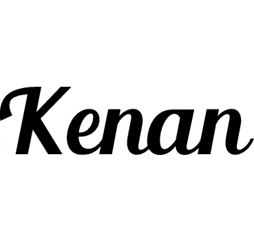 Kenan - Schriftzug aus Buchenholz