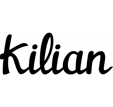 Kilian - Schriftzug aus Buchenholz