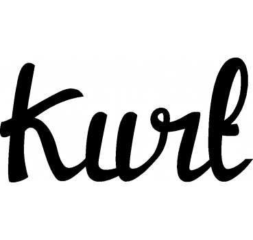 Kurt - Schriftzug aus Buchenholz