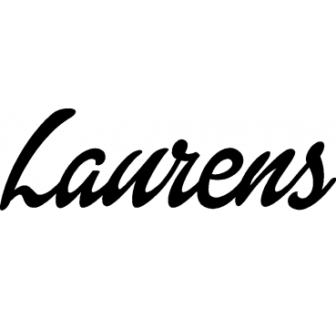 Laurens - Schriftzug aus Buchenholz