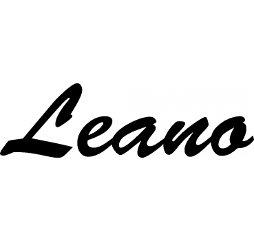 Leano - Schriftzug aus Buchenholz