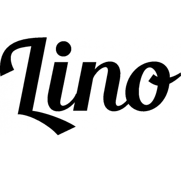 Lino - Schriftzug aus Buchenholz