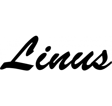 Linus - Schriftzug aus Buchenholz