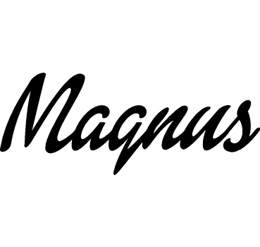 Magnus - Schriftzug aus Buchenholz