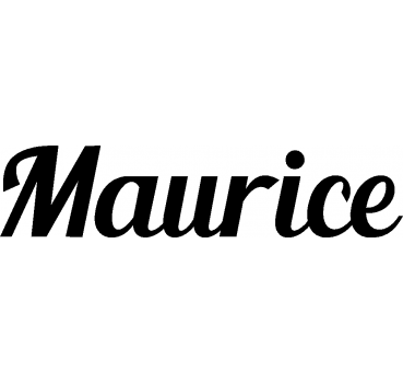 Maurice - Schriftzug aus Buchenholz