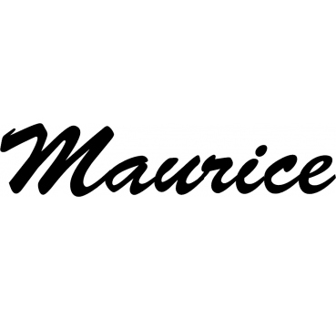 Maurice - Schriftzug aus Buchenholz