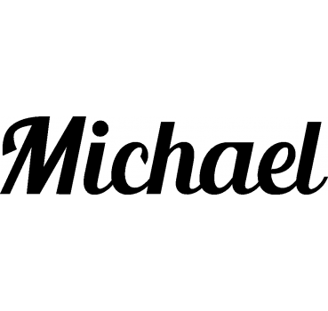 Michael - Schriftzug aus Buchenholz