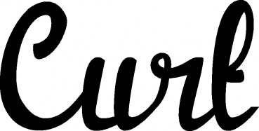 Curt - Schriftzug aus Eichenholz