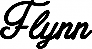Flynn - Schriftzug aus Eichenholz