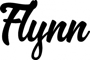Flynn - Schriftzug aus Eichenholz