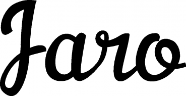 Jaro - Schriftzug aus Eichenholz