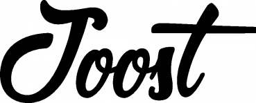 Joost - Schriftzug aus Eichenholz