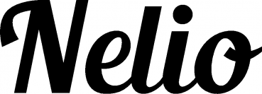 Nelio - Schriftzug aus Eichenholz