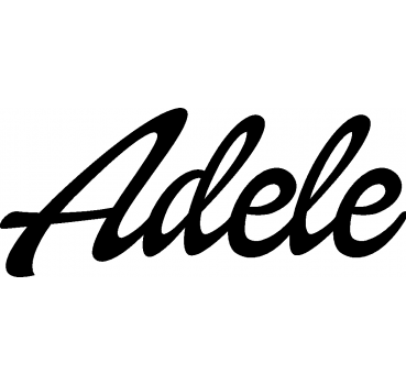 Adele - Schriftzug aus Birke-Sperrholz
