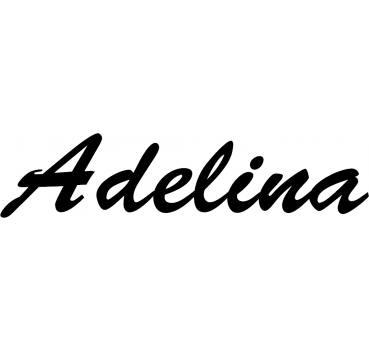 Adelina - Schriftzug aus Birke-Sperrholz