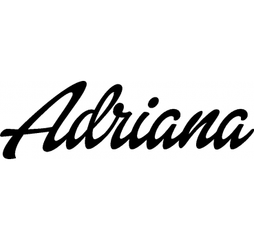 Adriana - Schriftzug aus Birke-Sperrholz