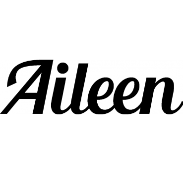 Aileen - Schriftzug aus Birke-Sperrholz