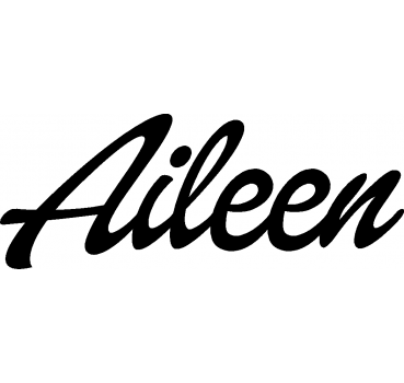 Aileen - Schriftzug aus Birke-Sperrholz