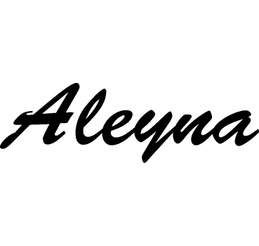 Aleyna - Schriftzug aus Birke-Sperrholz