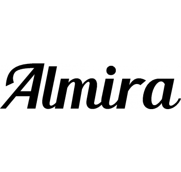 Almira - Schriftzug aus Birke-Sperrholz