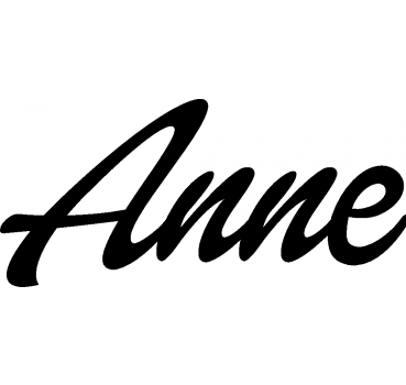 Anne - Schriftzug aus Birke-Sperrholz