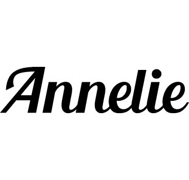 Annelie - Schriftzug aus Birke-Sperrholz
