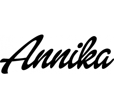 Annika - Schriftzug aus Birke-Sperrholz